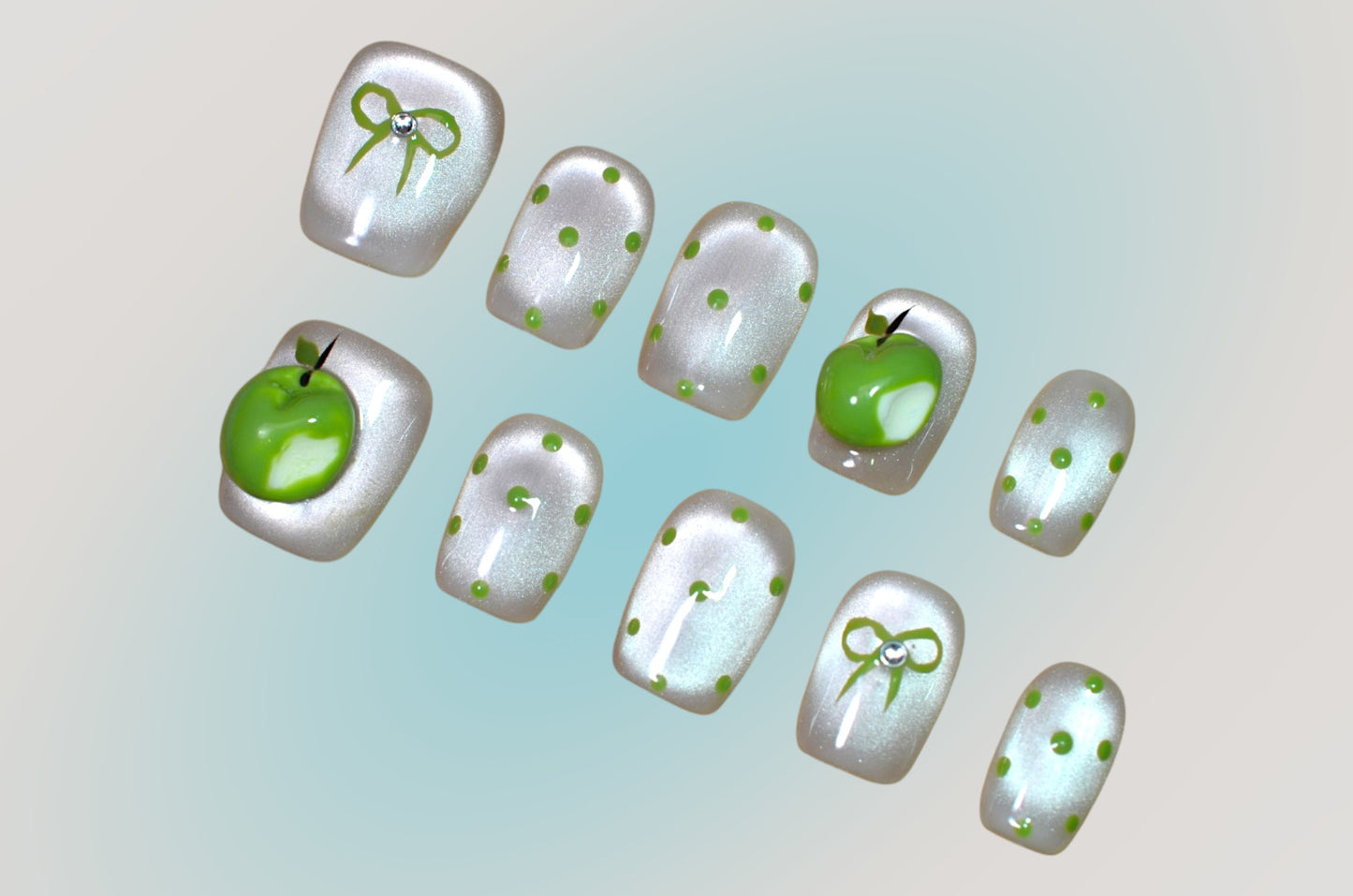 Green Apple Charm