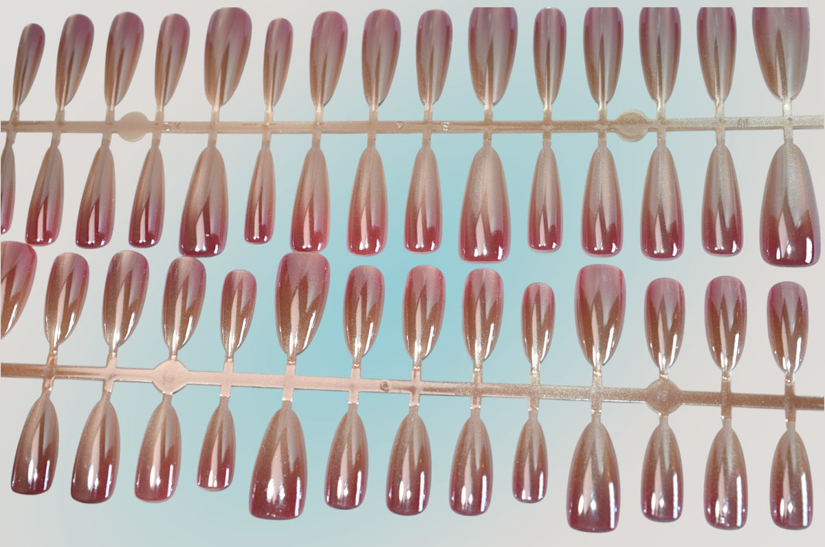 Cat Eye Iridescent Nail Strips